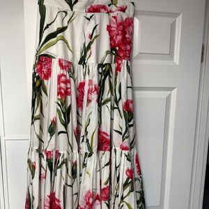 Dolce and Gabbana long floral skirt